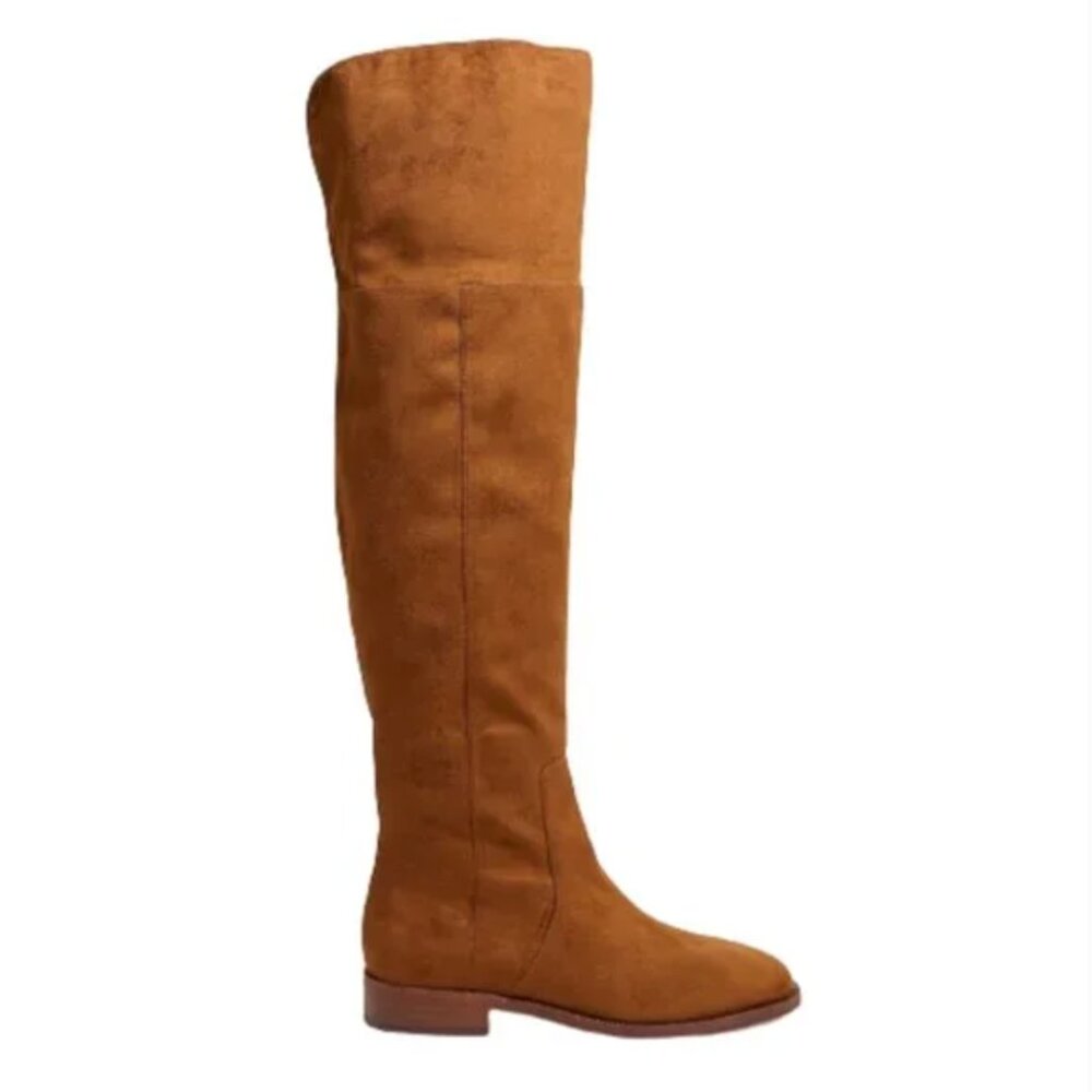 J. Crew Camel Suede Over-the-Knee Boots